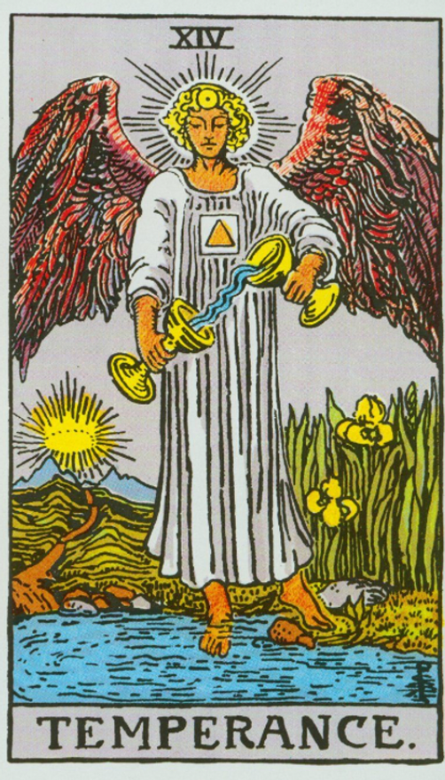 Temperance Tarot Card