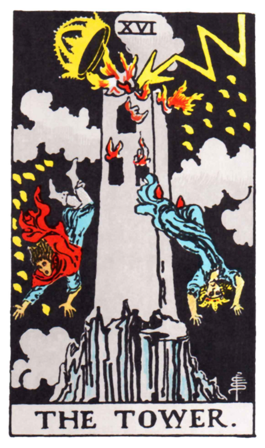 The Tower Tarot Card