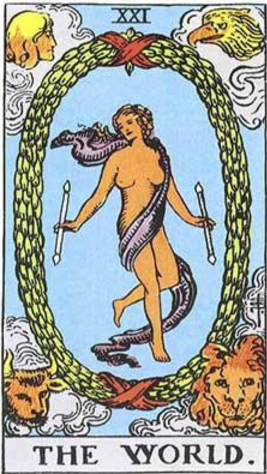 The World Tarot Card