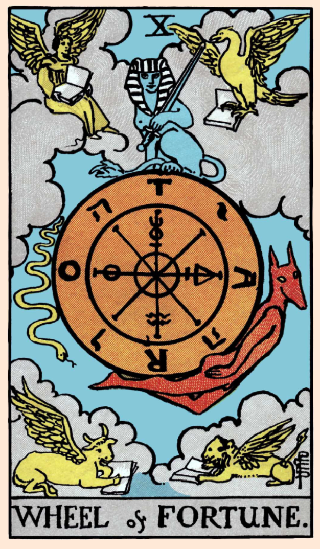 Wheel of Fortune Tarot Card