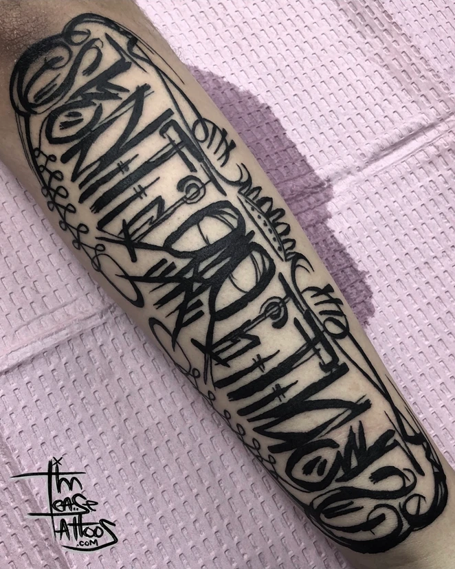 Lettering Tattoo